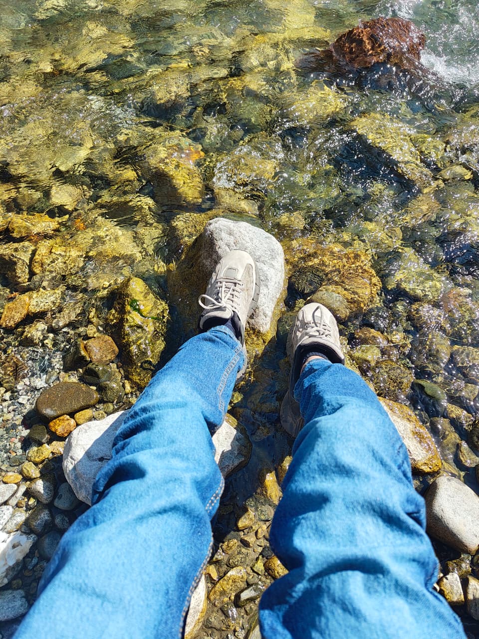 Candid — mountain stream