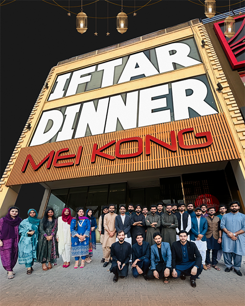 Iftar dinner at Mei Kong with the team