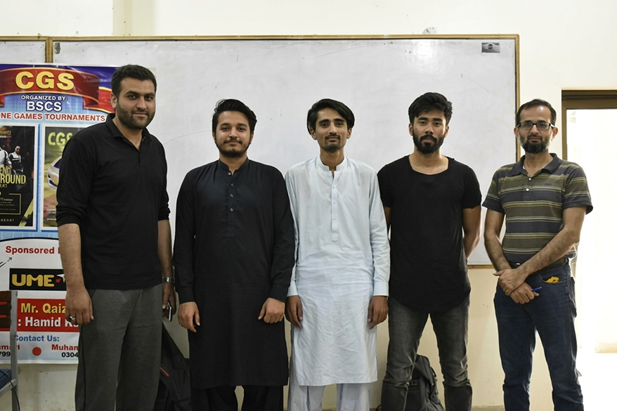 Our team at the university PUBG tournament — 2019